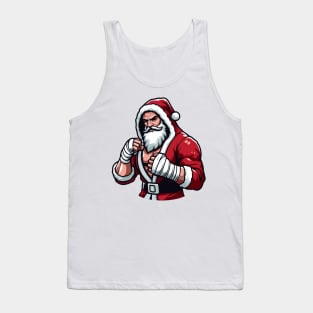 Santa "Fighter" Claus Tank Top